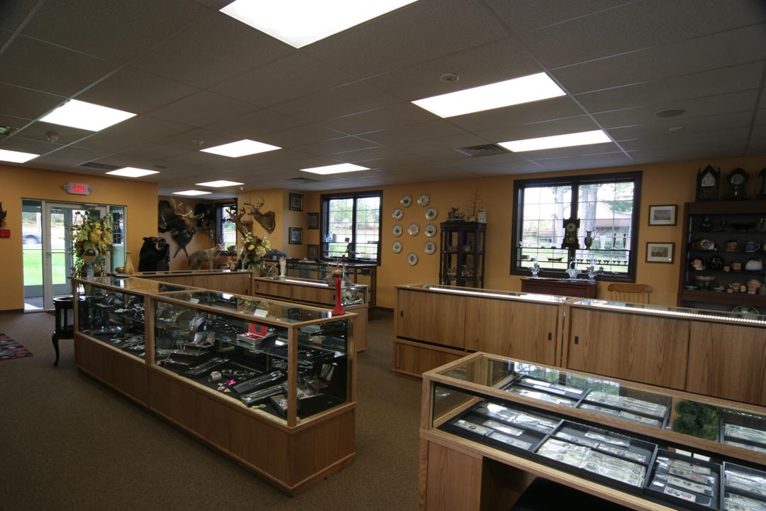 Inside of the store displaying different kinds of items